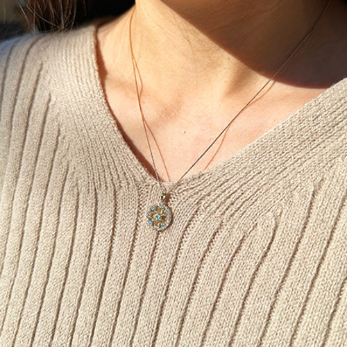 k18 WG パライバトルマリン ネックレス