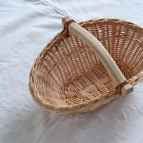 花摘みバスケット ラタン/籐編みカゴ かごバッグ atelier f.b.f 通販