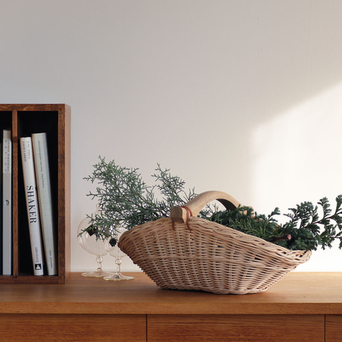 花摘みバスケット ラタン/籐編みカゴ かごバッグ atelier f.b.f 通販