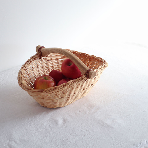 花摘みバスケット ラタン/籐編みカゴ かごバッグ atelier f.b.f 通販