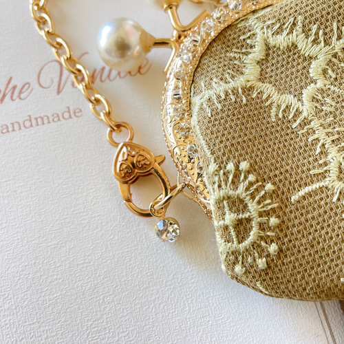 リバティ ハンドメイド がま口キーホルダー リバティ ハンドメイド がま口キーホルダー 444