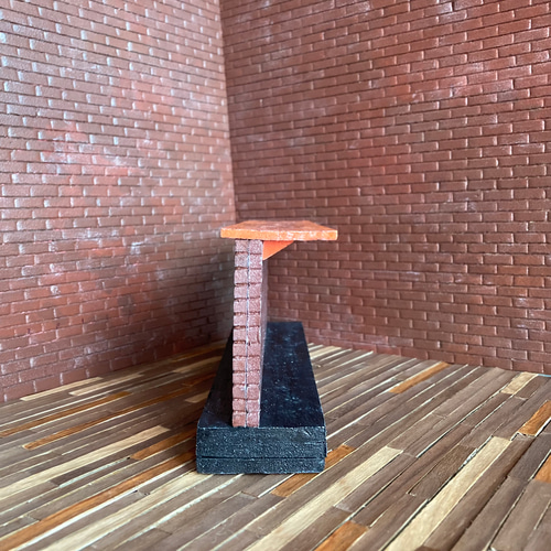 036】レンガ壁のバーカウンター（Brick wall bar counter） その他置物