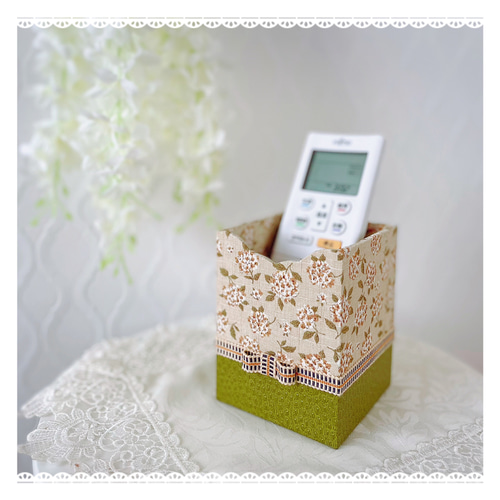 カルトナージュ／大きめペンスタンド/小物入れ フリーボックス・小物  