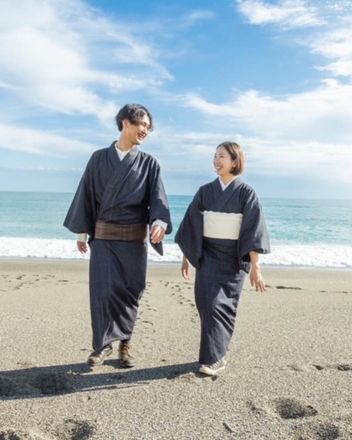 人気デニムブランド「isa」とコラボした　デニムきもの　ai-iro Women's　プレタ着物
