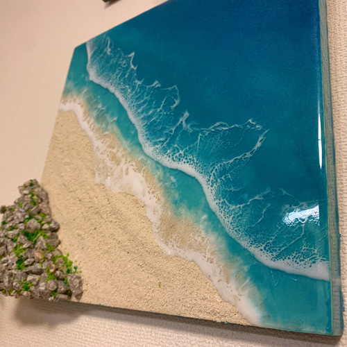 海レジン 波レジン アート