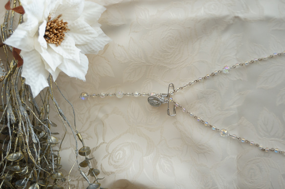 【白魔術師のロザリオ・ケテル 至高 [S/N.1]】☆一点物☆生命の樹モチーフロングネックレス・レインボーオーラ水晶 6枚目の画像