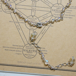 【白魔術師のロザリオ・ケテル 至高 [S/N.1]】☆一点物☆生命の樹モチーフロングネックレス・レインボーオーラ水晶 7枚目の画像