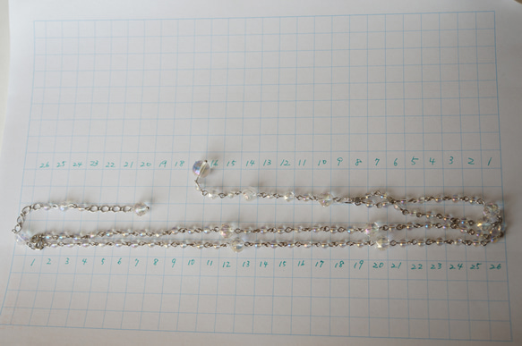 【白魔術師のロザリオ・ケテル 至高 [S/N.1]】☆一点物☆生命の樹モチーフロングネックレス・レインボーオーラ水晶 15枚目の画像