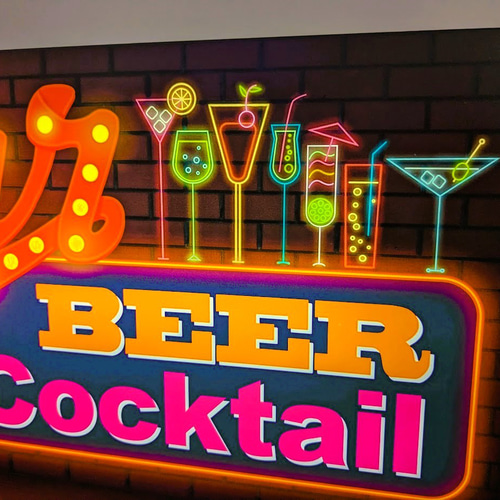Lサイズ】BAR カフェ バー ビール カクテル スナック パブ 酒