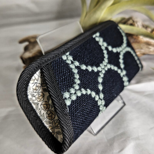 送料無料】新色ミナペルホネン/タンバリンネイビー×ライトグリーン  