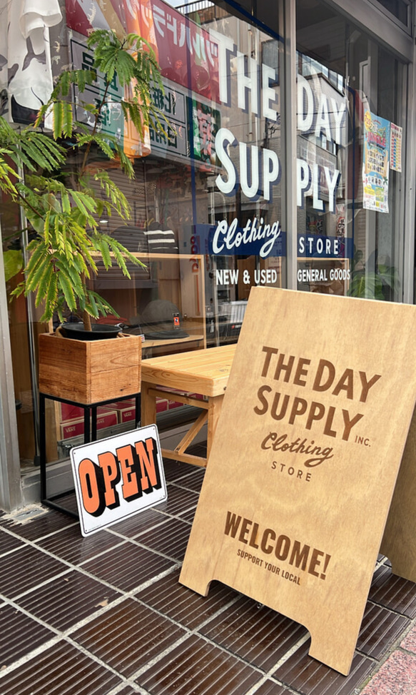 焼印彫刻看板 A型看板　2size 14枚目の画像