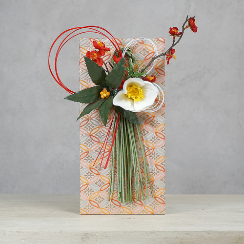 お正月飾り アートフラワー（NY-001）しめ縄飾り 壁掛け 贈り物 正月