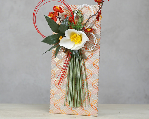 お正月飾り アートフラワー（NY-001）しめ縄飾り 壁掛け 贈り物 正月