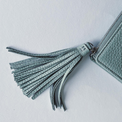 美品　Tiffany & Co. ターコイズ/ホワイト 長財布 美品 Tiffany & Co. ターコイズ/ホワイト 長財布