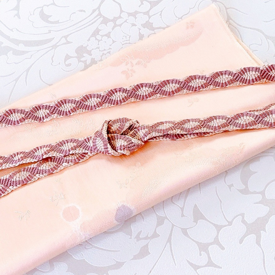 正絹手組み帯締め