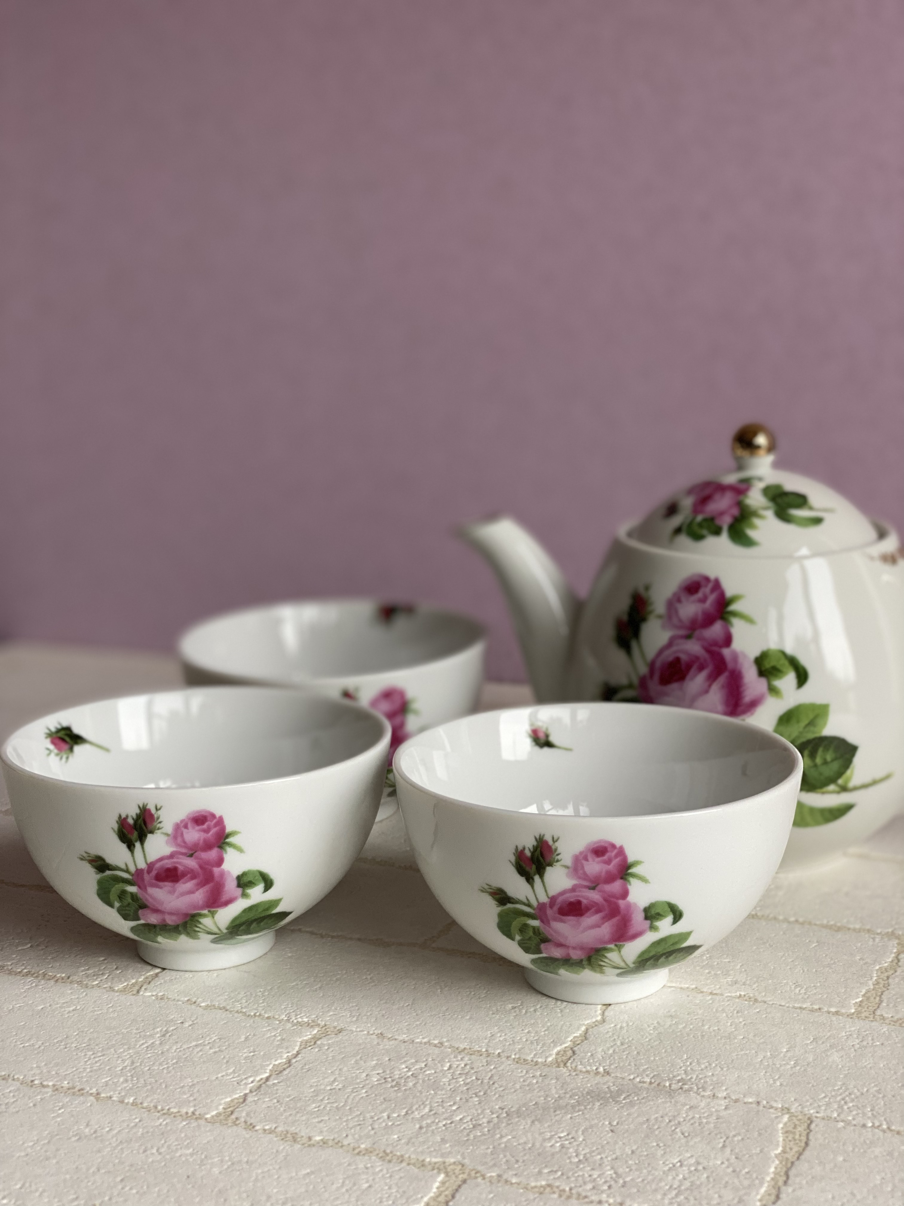 イングリッシュローズ茶器セット