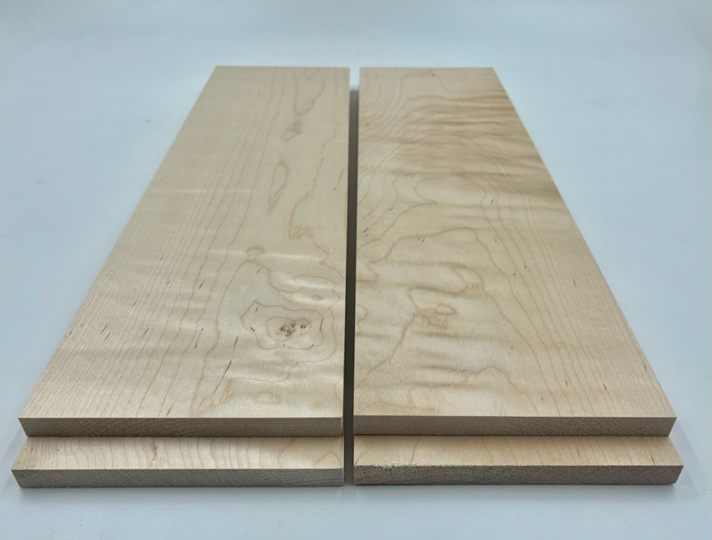 キルティッドメープル木材板材
