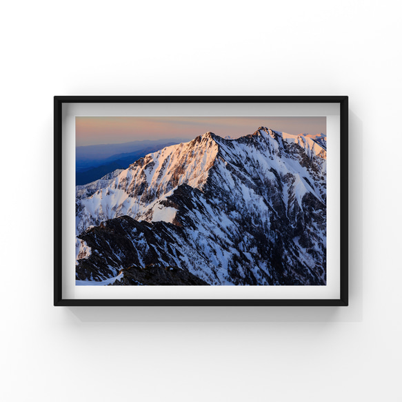 山岳風景写真 〜Road to Twin Peaks〜 （鹿島槍ヶ岳・北アルプス・雪