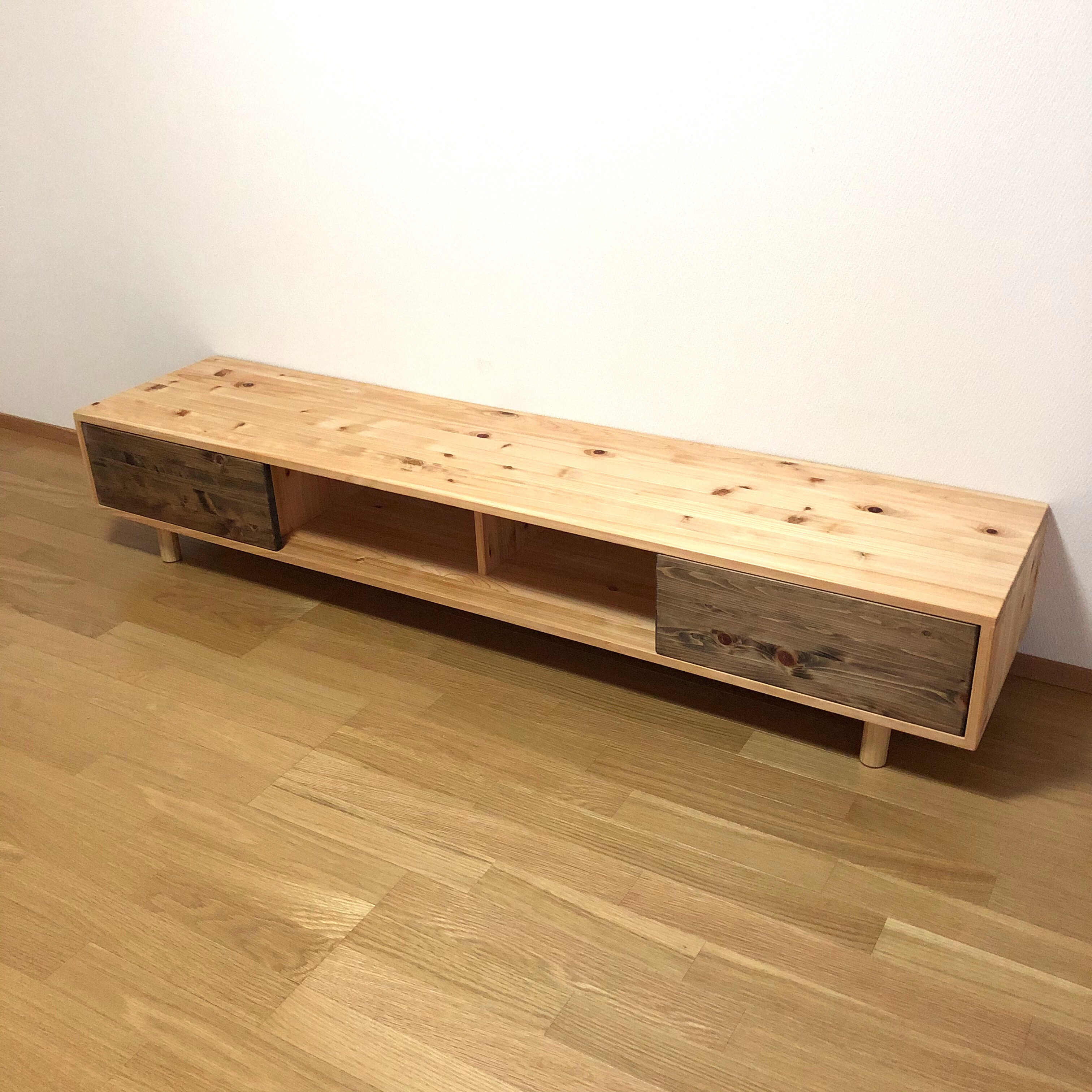 [ 桧 • ひのき ] 1800 テレビボード 天然桧