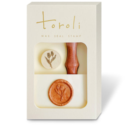 【toroli】 シーリングスタンプ　チューリップ　スタンプハンドル付き　シーリングワックス　 2枚目の画像
