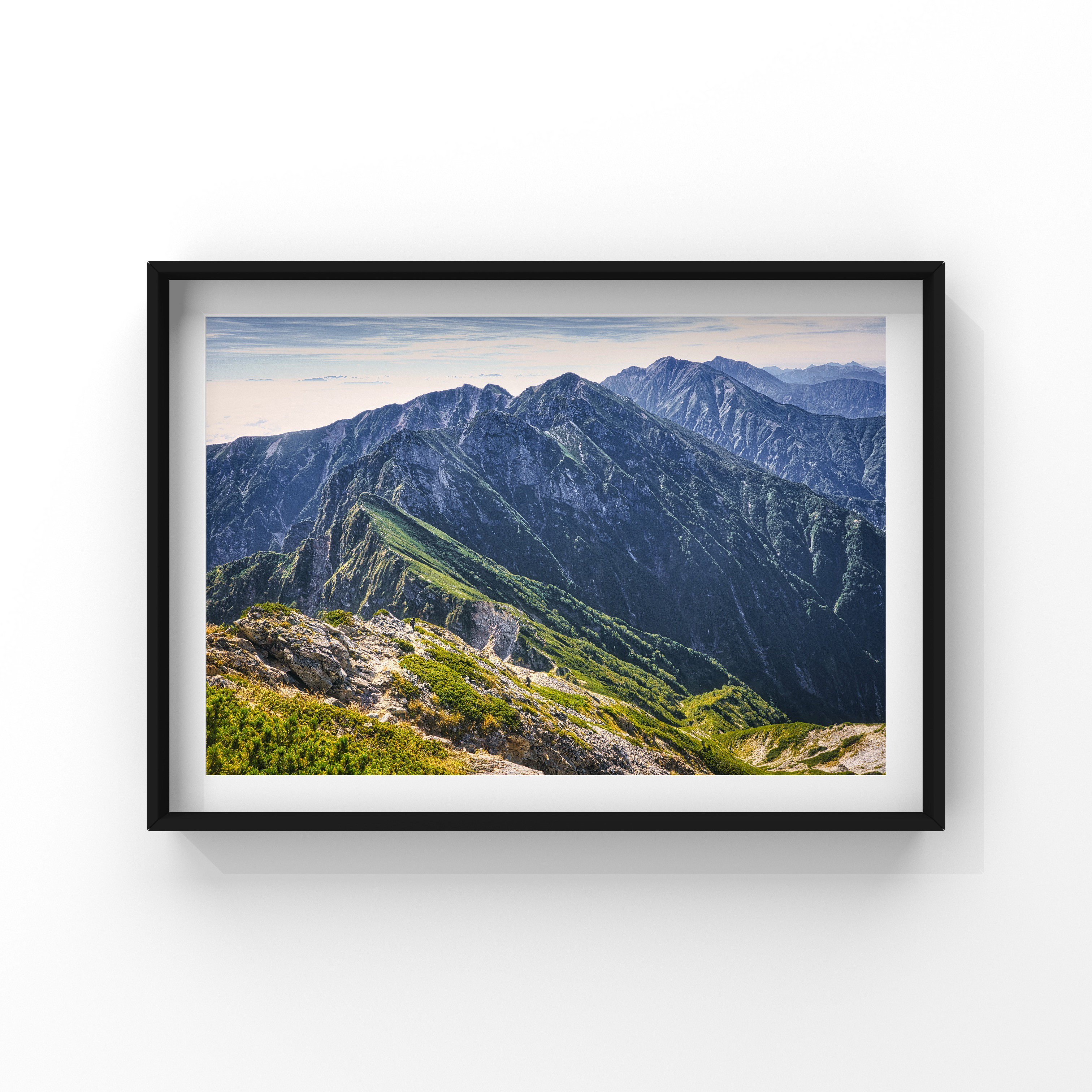 山岳風景写真 〜嶮峰の連なり〜 （唐松岳・鹿島槍ヶ岳・北