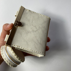 【これひとつでお出かけ】smartphone case & wallet #white 7枚目の画像