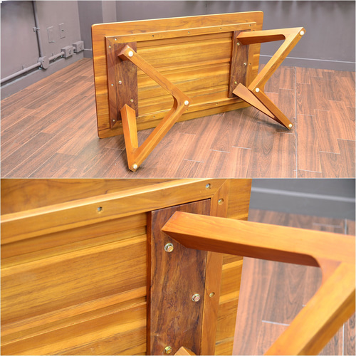 在庫処分セール】チーク 無垢材 銘木 ローテーブル 座卓 机 100x60cm:I