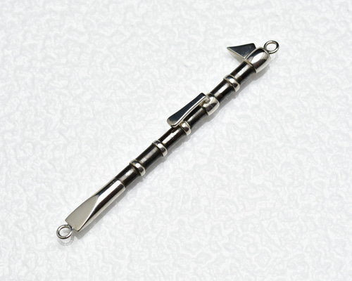 鳶口 Amazon | 鳶口 タタキ付 鳶 寸2 内径36mm×全長約190mm 樫柄
