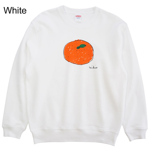 みかんページ 親名・トレーナー名ご指定あり Y 親子でお揃いコーデ2枚セット☆彡 みかんトレーナー ☆お得なセット