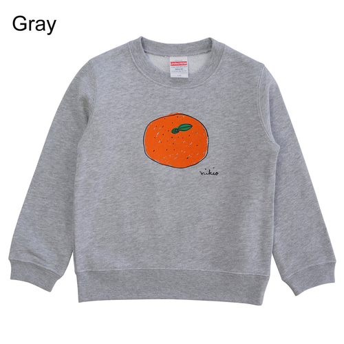 親子でお揃いコーデ2枚セット☆彡 みかんトレーナー ☆お得なセット