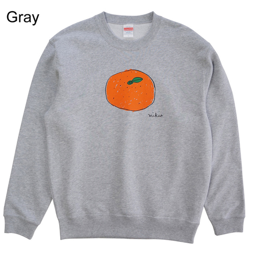 みかんページ 親名・トレーナー名ご指定あり Y 親子でお揃いコーデ2枚セット☆彡 みかんトレーナー ☆お得なセット