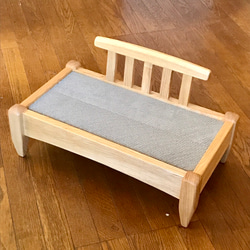ハンドメイド 猫ちゃん ワンチャン ペット用 2段ベッド♫ スロープ使用 ハンドメイド 猫ちゃん ワンチャン ペット用 2段ベッド