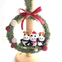 受注制作】シマエナガちゃんが寄り添うリース リース ainote 通販