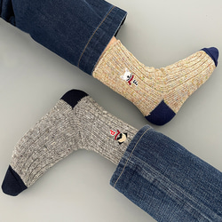 【イニシャル入り】Doggy Face Socks 13枚目の画像