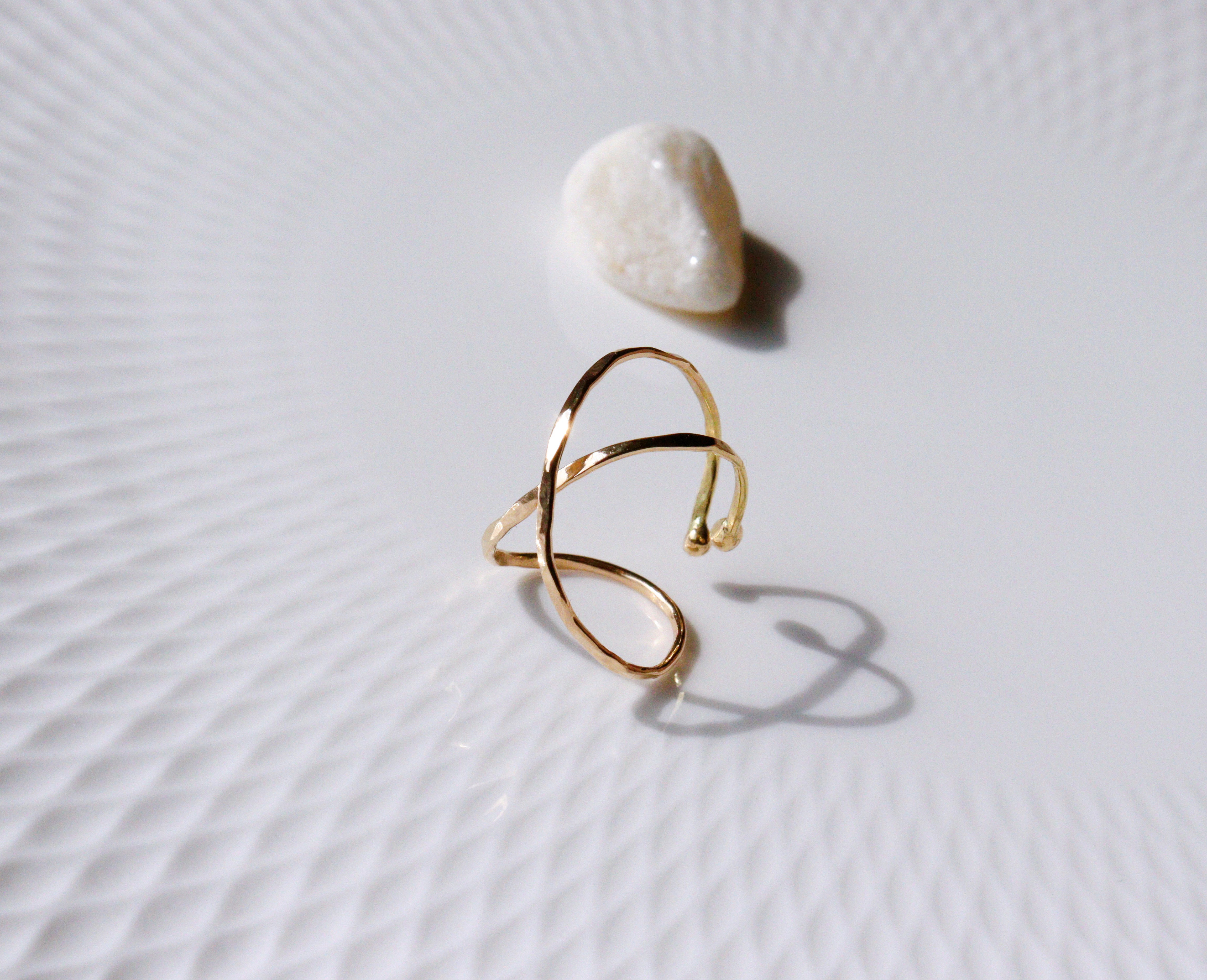 《k18YG 》朔望月〜イヤーカフ  Jojuly