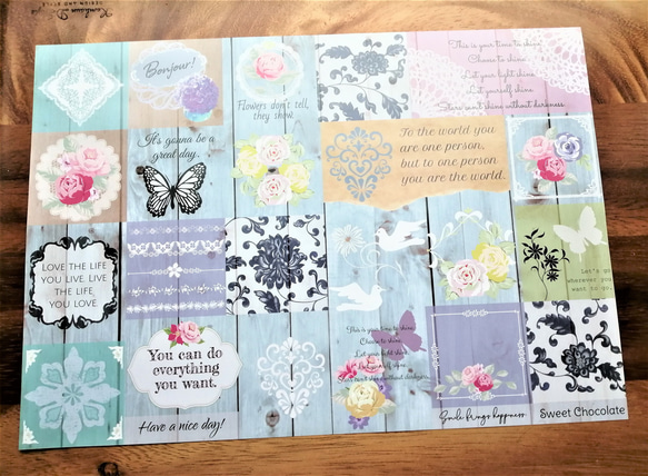 デザインペーパーA4 まとめ売り(約1036枚 80サイズ) デザインペーパー☆A4サイズ レトロ 10枚セット 包装紙