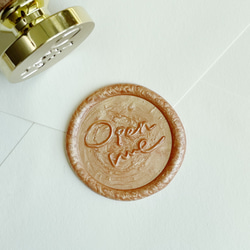 toroli】 シーリングスタンプ Open me スタンプハンドル付き