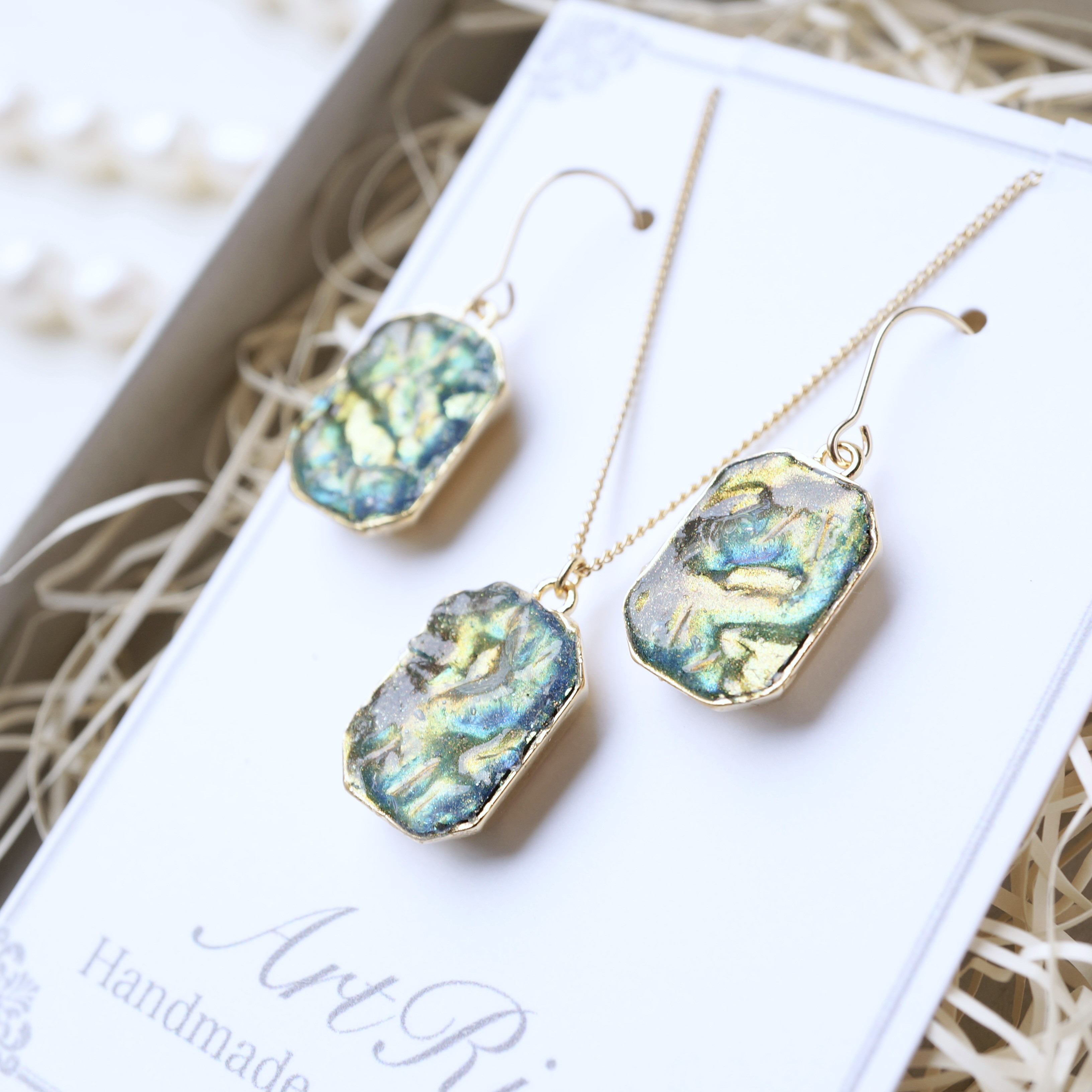 オーロラの輝きjewelryセット