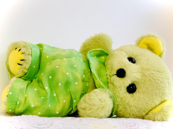 愛恋虹の『Baby bear』黄緑色のくまちゃん‍❄️ 2枚目の画像