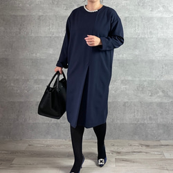 上品パールが華やか♪大人の高見えすっきりワンピース 【L】フォーマル 卒業式 入学式 KMC-510 172483 10枚目の画像