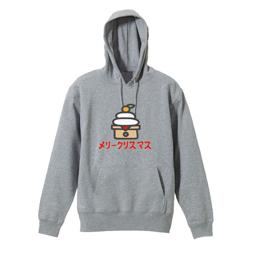 【レア・新品・未開封】戦場のメリークリスマス　スウェットパーカー　XL M～2XLパロディ/8.4oz】メリークリスマス鏡餅パーカー長袖面白い