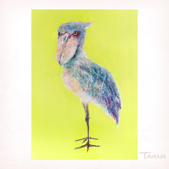 原画「ハシビロコウ」 絵画 TAANA 通販 15059648｜Creema(クリーマ)