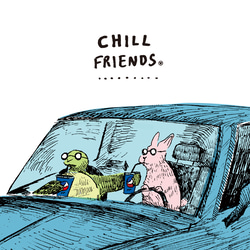 Originalスマホケース「CHILL FRIENDS_ウサギとカメ」 2枚目の画像