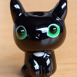 とんぼ玉の黒白猫 E 1枚目の画像