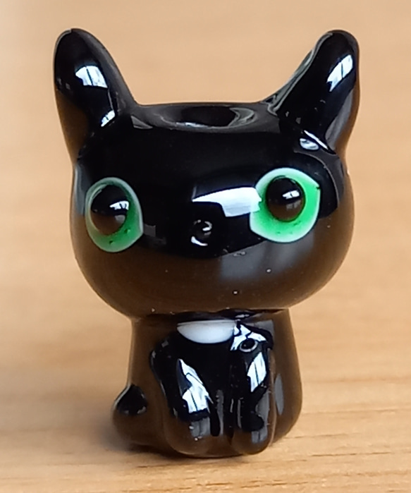 とんぼ玉の黒白猫 E 1枚目の画像