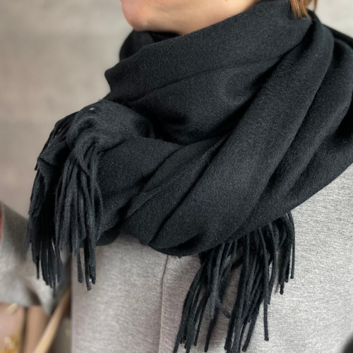 極上な肌触り カシミヤウールロング大判ストール 全長200cm 極上な肌触り カシミヤウールロング大判ストール 全長200cm