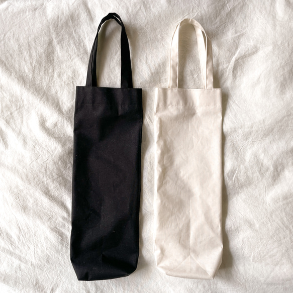 【生地在庫処分セール中】撥水バッグ　ワインボトルバッグ　折り畳み傘バッグ　傘袋  エコバッグ 1枚目の画像