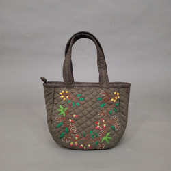 総手刺繍☆刺し子のショルダーバッグ【スクエア】 | iichi 日々