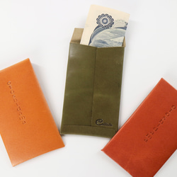 ✶ otoshidamaレザーポチ袋S・M・L 3枚セット✶ぽち袋/レザーぽち袋 14枚目の画像