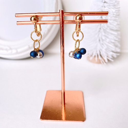 クリスマス オーナメント風 アクセサリー ピアス/イヤリング/マスク